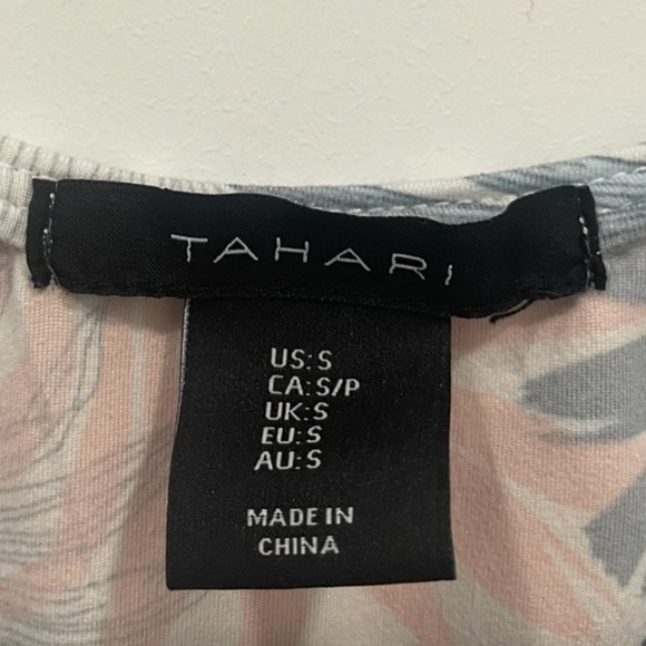 TAHARI Midi Dress Size XS Multicolor
Sleeveless Palm Tree Pattern Side Pockets - Picture 3 of 5